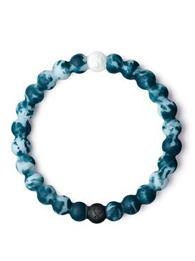 Lokai Hawaiian Silicone Beaded Bracelet for Women & Men - Ohana - Medium